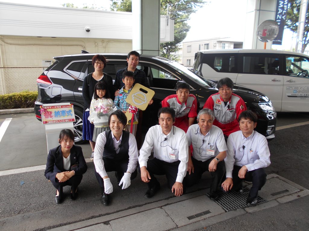 Ｔ様ファミリー様／所沢上安松／所沢上安松店　納車式