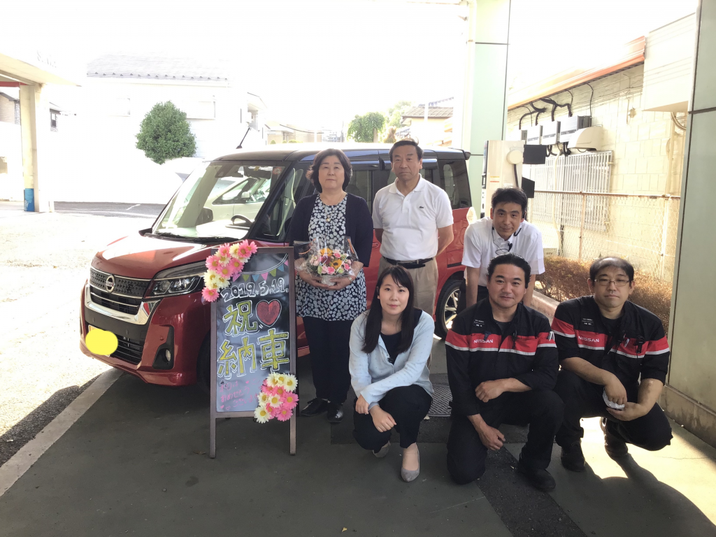 Ｔ様／所沢上安松／新車納車式　所沢上安松店