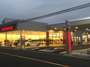 外から