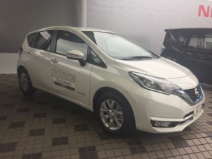 ノート試乗車