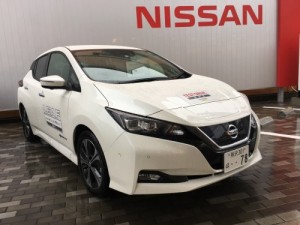 リーフ試乗車